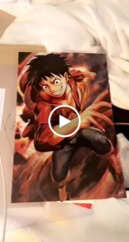Customer video review of 3D Triple Transition [The Strongest Crew] Lenticular Print