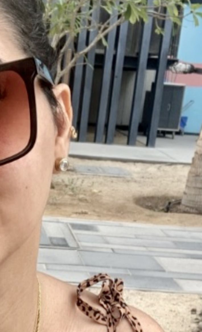 Customer photo review of Letter Piercing | Chirurgenstahl
