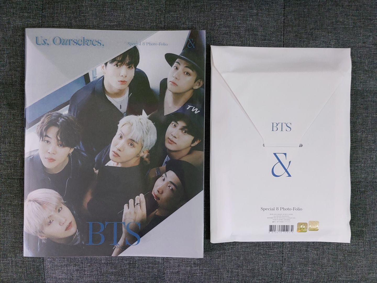 Customer photo review of [2ND PRE-ORDER] BTS - SPECIAL 8 PHOTO FOLIO US OURSELVES AND BTS WE SET VER.