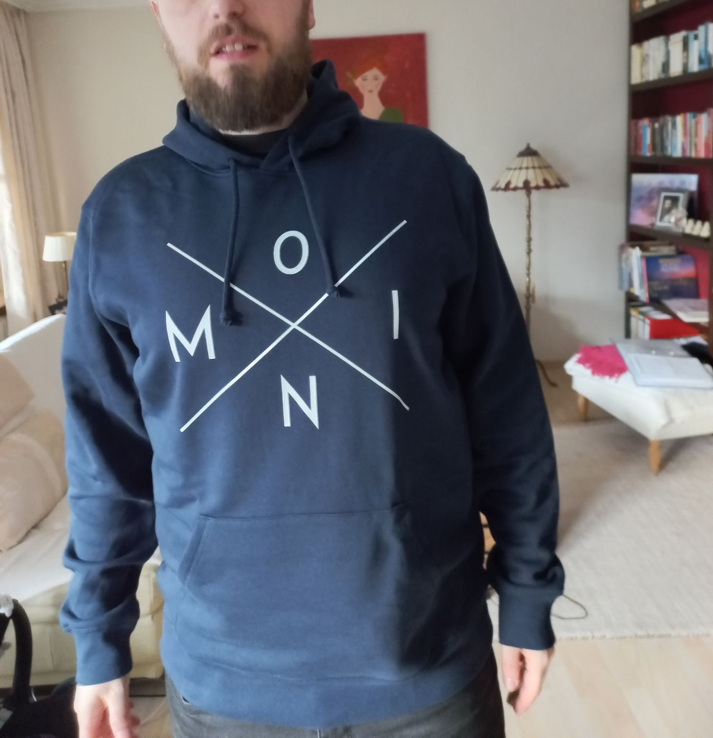 Customer photo review of MOIN Simple · Unisex Bio Hoodie