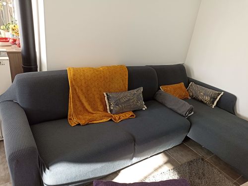 Customer photo review of Gris - Housses 100% Waterproof et Ultra résistantes Extensibles de Fauteuil et Canapé