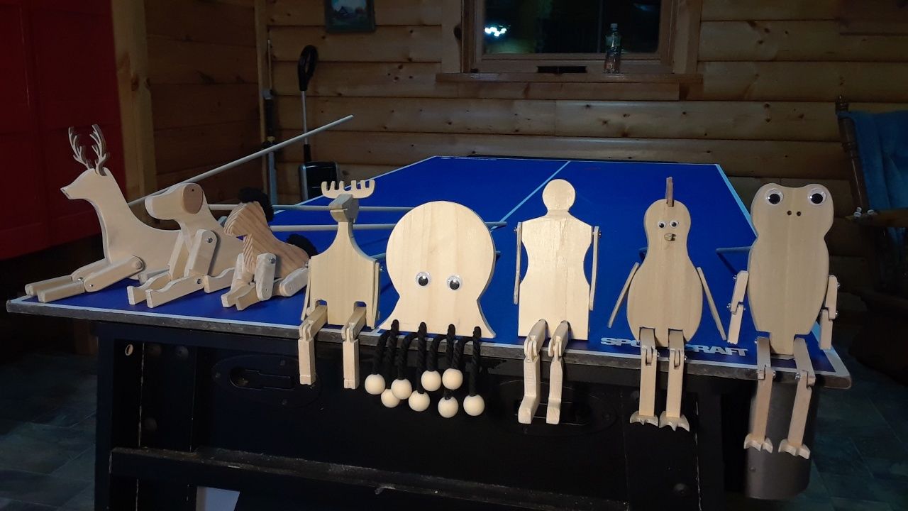 Customer photo review of Unfinished Wood Reindeer Antlers Shape - Animal - Wildlife - Craft - up to 24" DIY