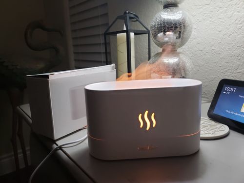 Customer photo review of Flame Diffuser Humidifier