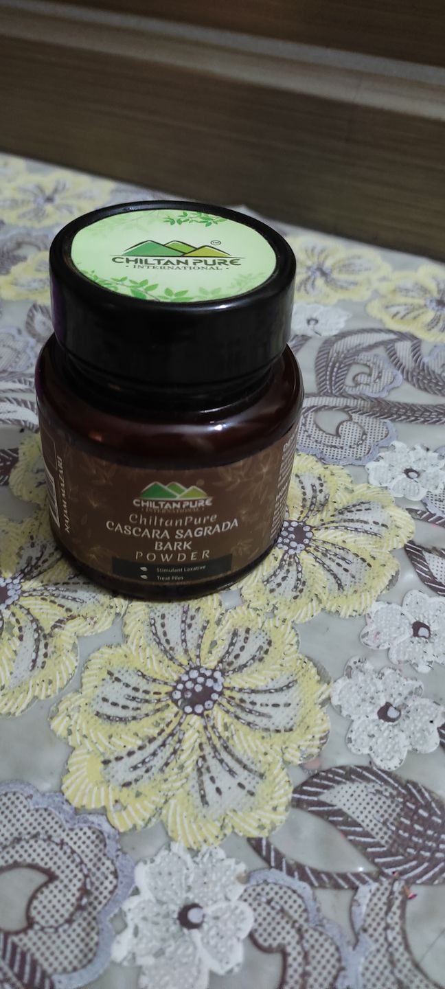 Customer photo review of Cascara Sagrada Bark Powder for COLON Cleansing 💩 Piles – Bawaseer – Regularity Stool Softener,, پیٹ صفا ✔️