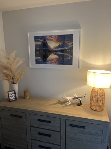 Customer photo review of Nature's Mirror, Milford Sound, New Zealand