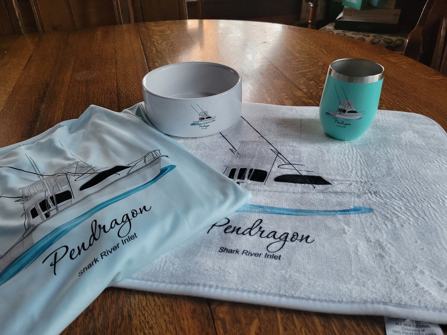 Customer photo review of Custom Wine Tumblers