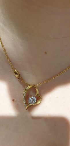 Customer photo review of Collier Amour Éternel - À la femme de ma vie - N'oublie jamais...
