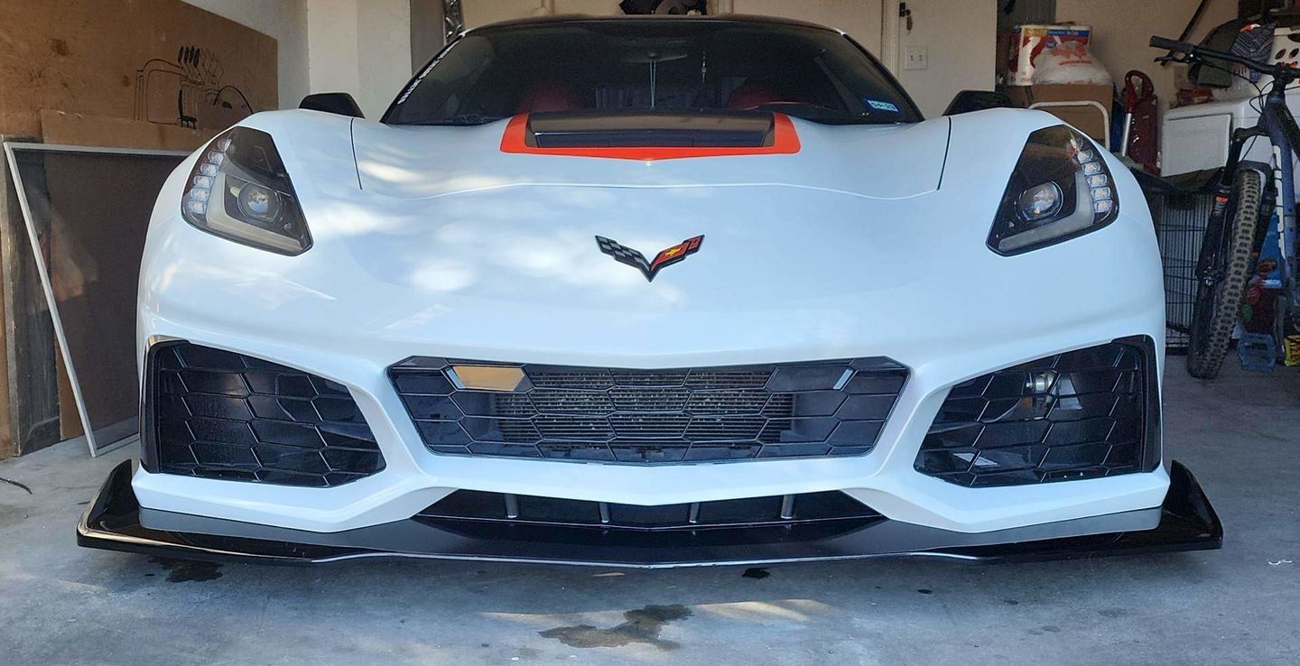 Customer photo review of Corvette C7 ZR1 Conversion Front Bumper Kit