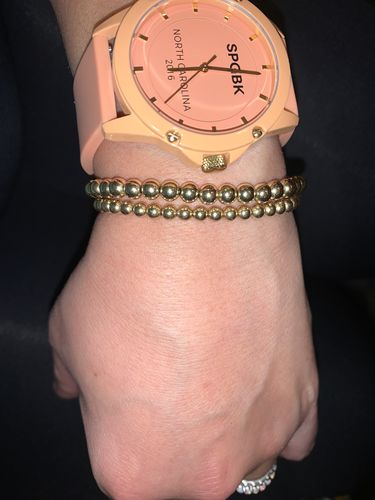 Customer photo review of juno bracelet (5mm)