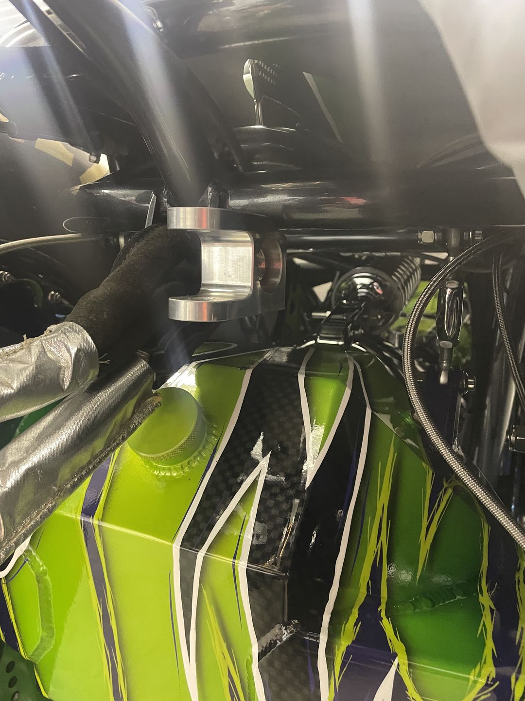 Customer photo review of Billet Push Bar Kit (For Motion Parachute Mount Clevices) 14-00010