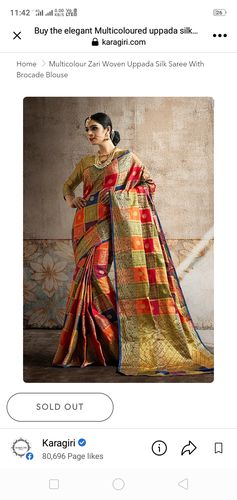 Customer photo review of Lemon Green Regal Paithani Saree