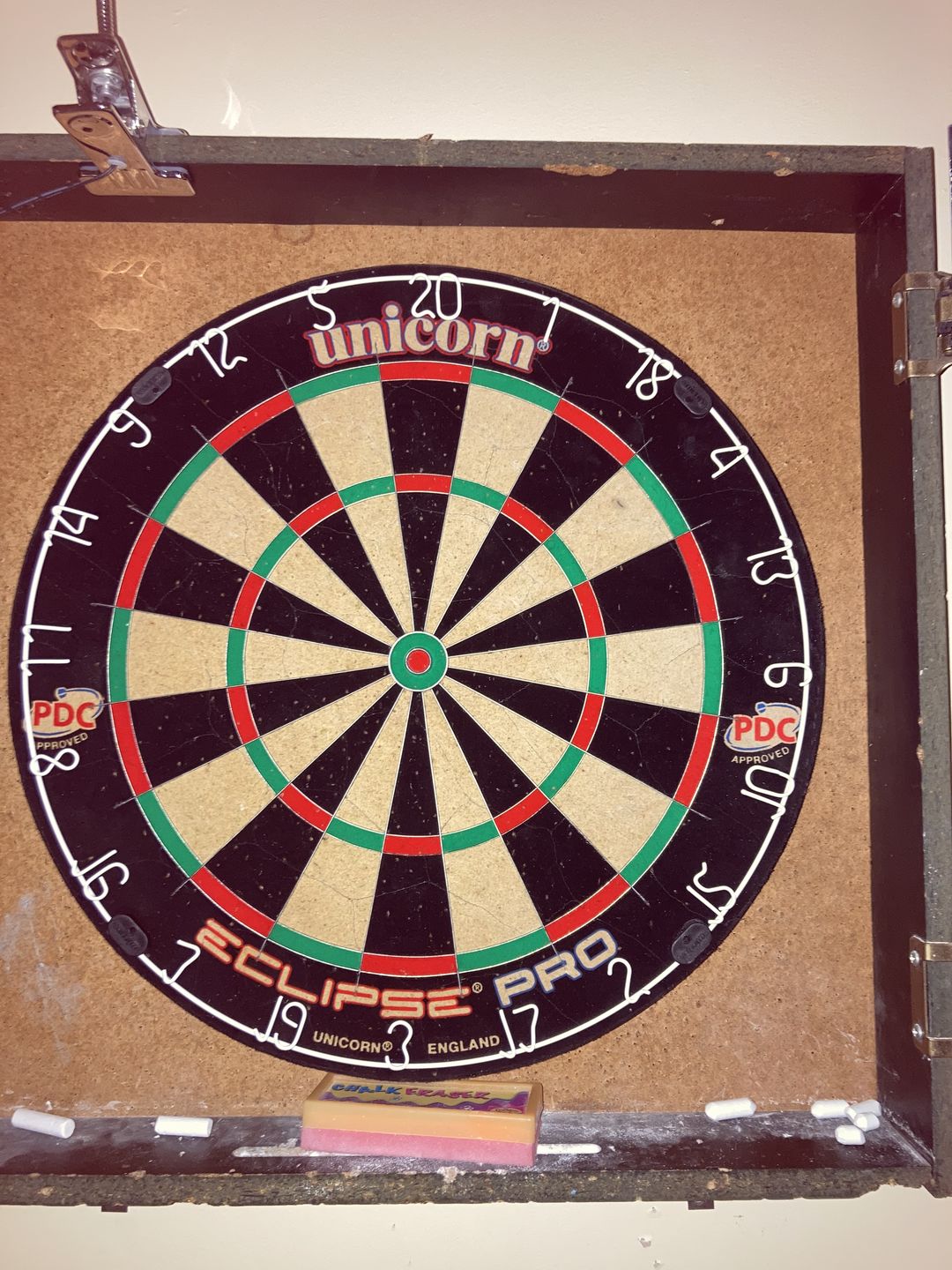 Customer photo review of Unicorn Eclipse Pro Dartboard