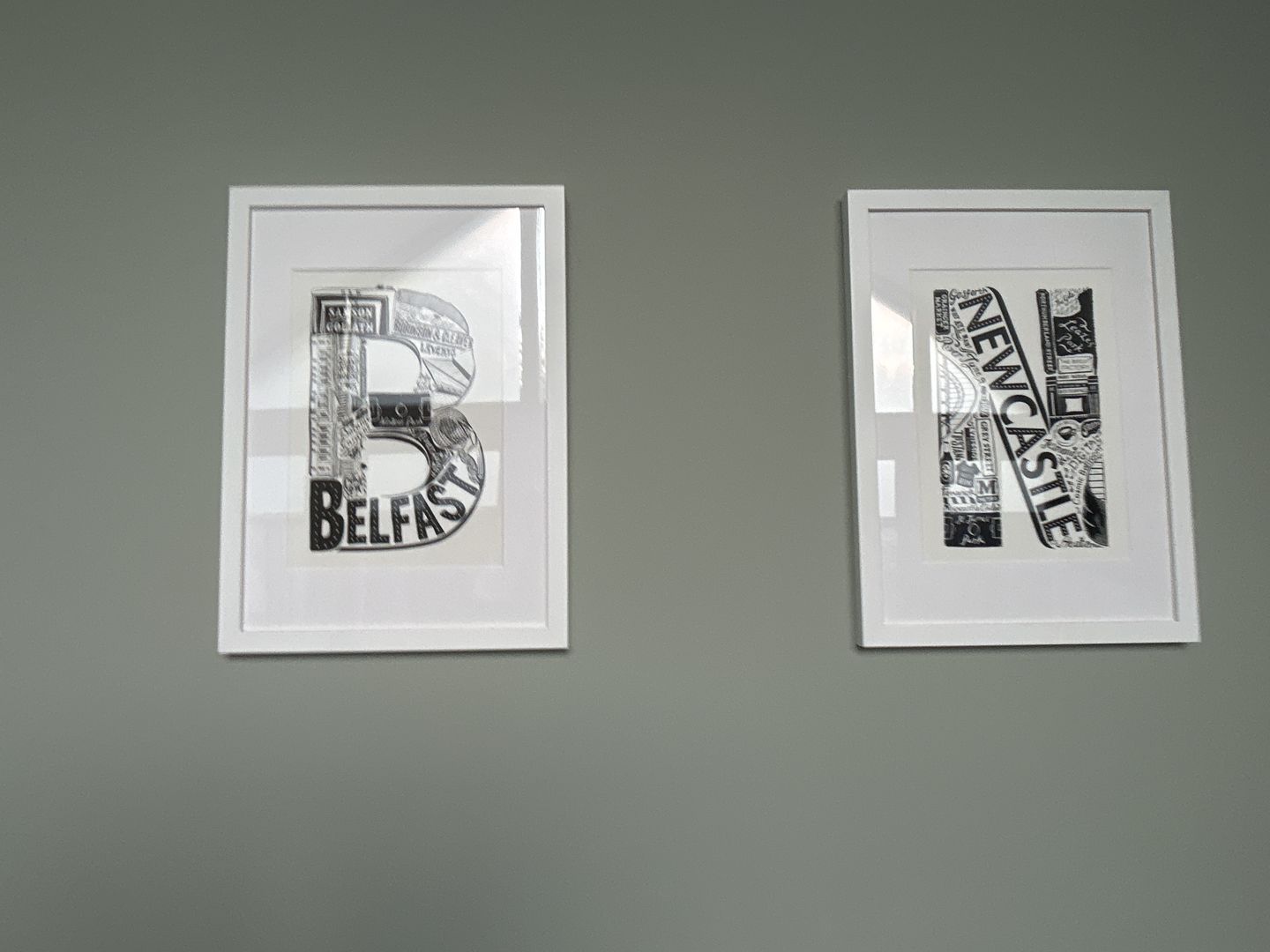 Customer photo review of Newcastle Print