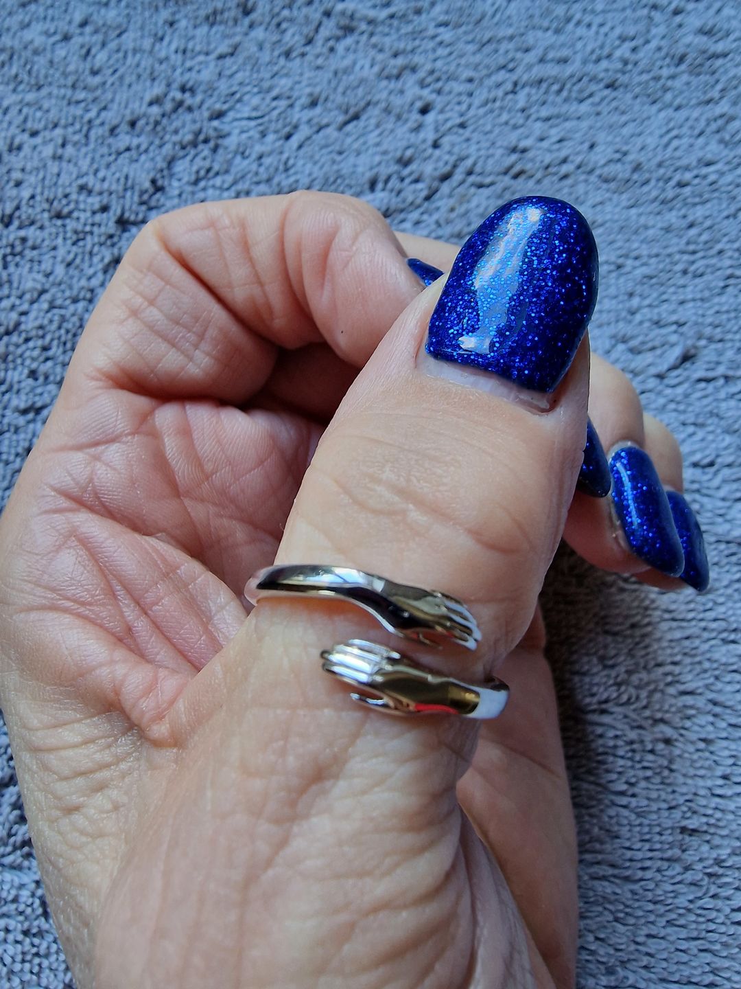 Customer photo review of Embrace | Hug Ring | 925 Sterling Silver