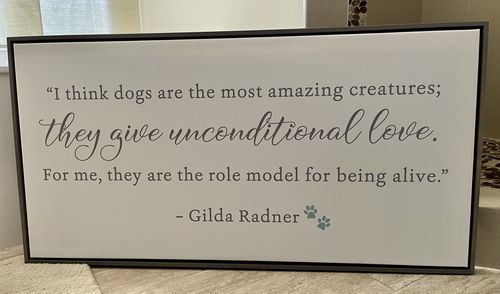 Customer photo review of Custom Text on Canvas Wall Art for Personalized Gifts