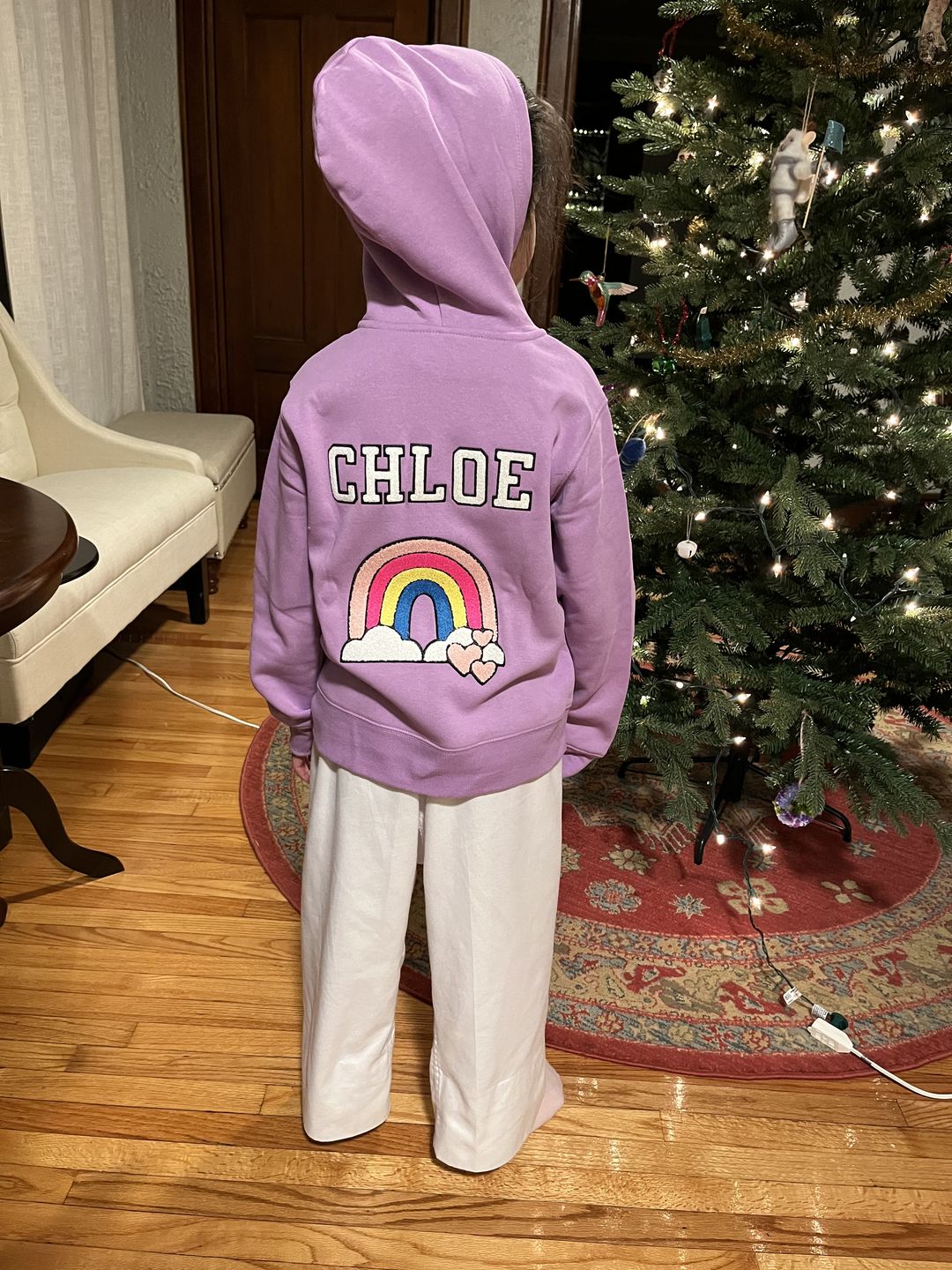Customer photo review of Kids Zip Hoodie