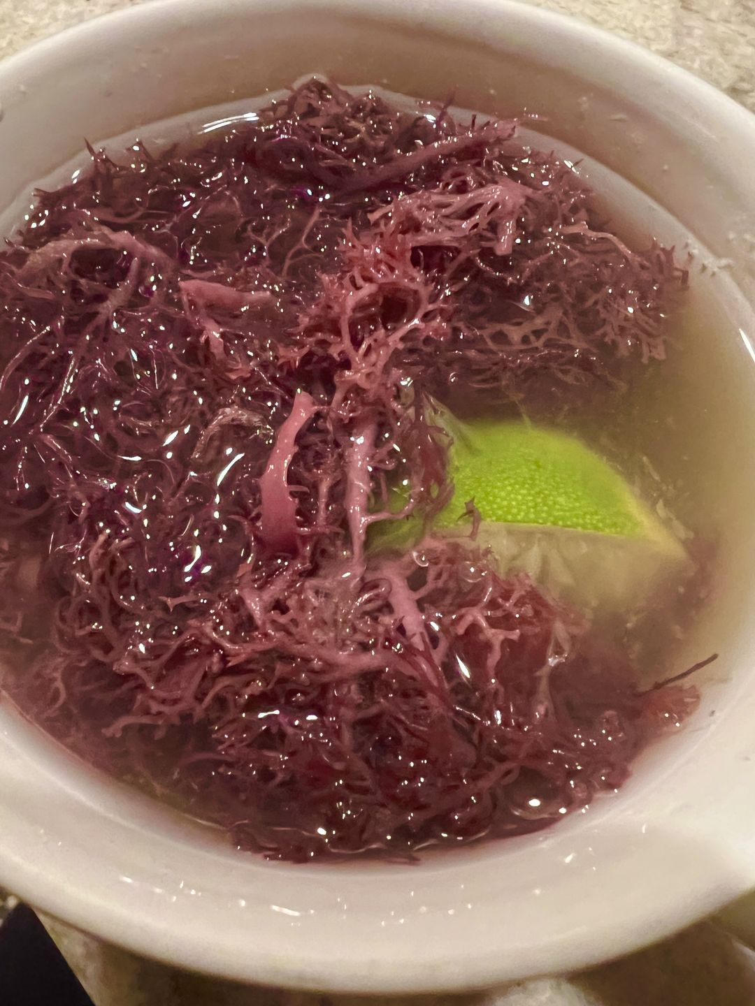 Customer photo review of Jamaican Purple Sea Moss (Raw, Wildcrafted)