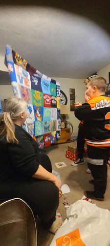 T-shirt quilt by Patricia from TX