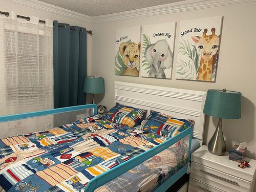Customer photo review of 'Little Animals' Canvas Set of 3