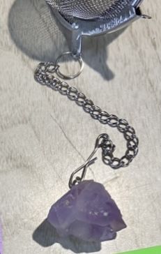 Customer photo review of Uplifting Crystal Tea Strainer