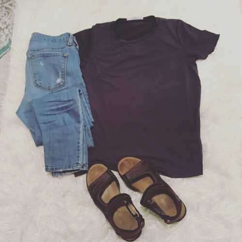 Customer photo review of Brigitte Brianna Crew Neck Tee