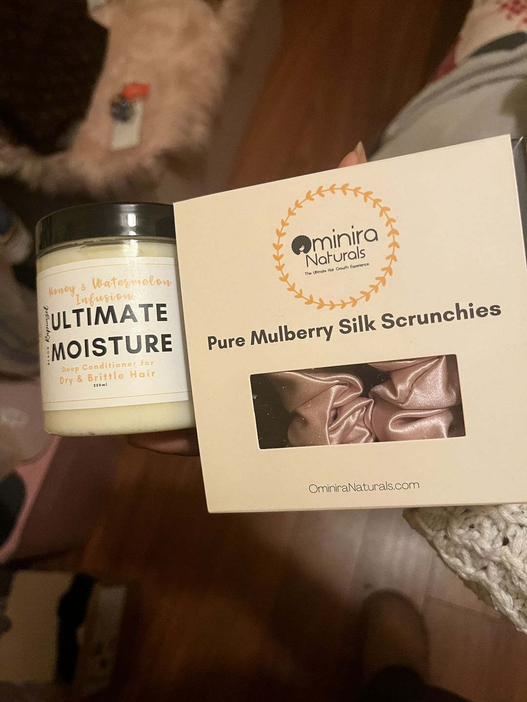 Customer photo review of Honey & Watermelon Infusion - Ultimate Moisture Deep Conditioner