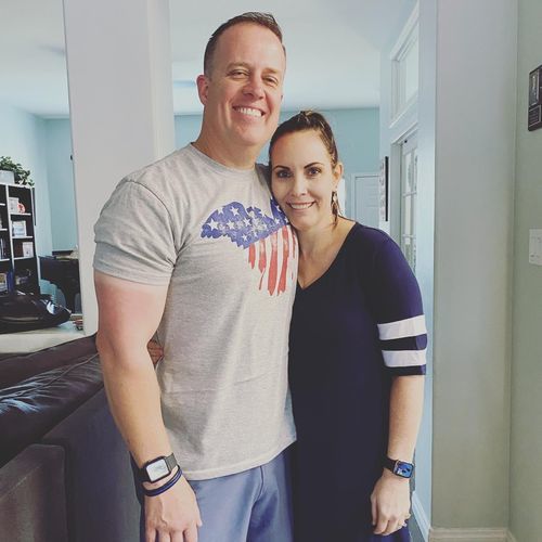 Customer photo review of Brigitte Brianna Varsity Dress