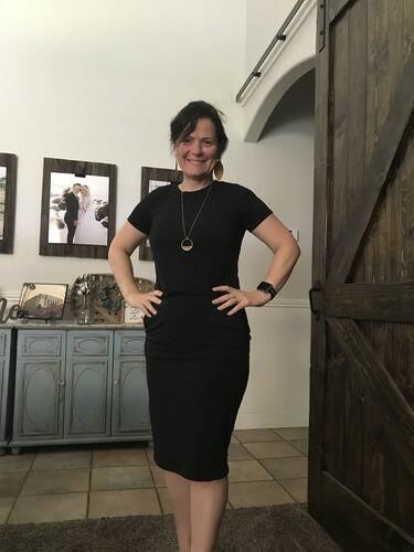 Customer photo review of Brigitte Brianna Leisure Dress