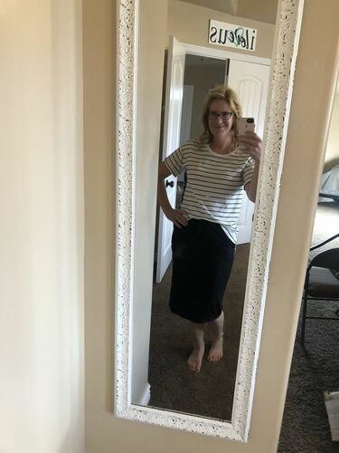Customer photo review of Brigitte Brianna Dream Skirt