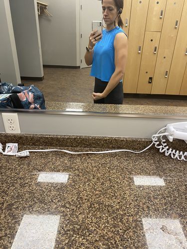 Customer photo review of Brigitte Brianna Active Tank