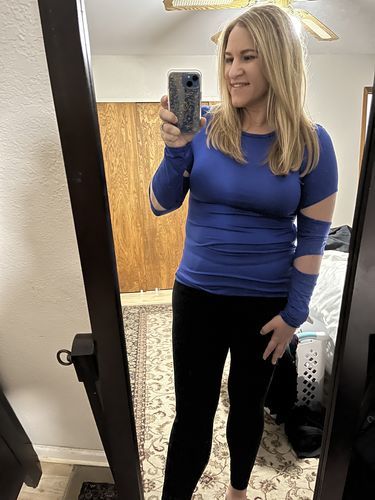 Customer photo review of Brigitte Brianna Tour Top