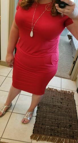 Customer photo review of Brigitte Brianna Leisure Dress