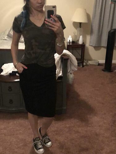 Customer photo review of Brigitte Brianna Dream Skirt