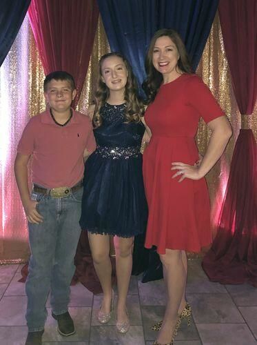 Customer photo review of Brigitte Brianna Swing Dress