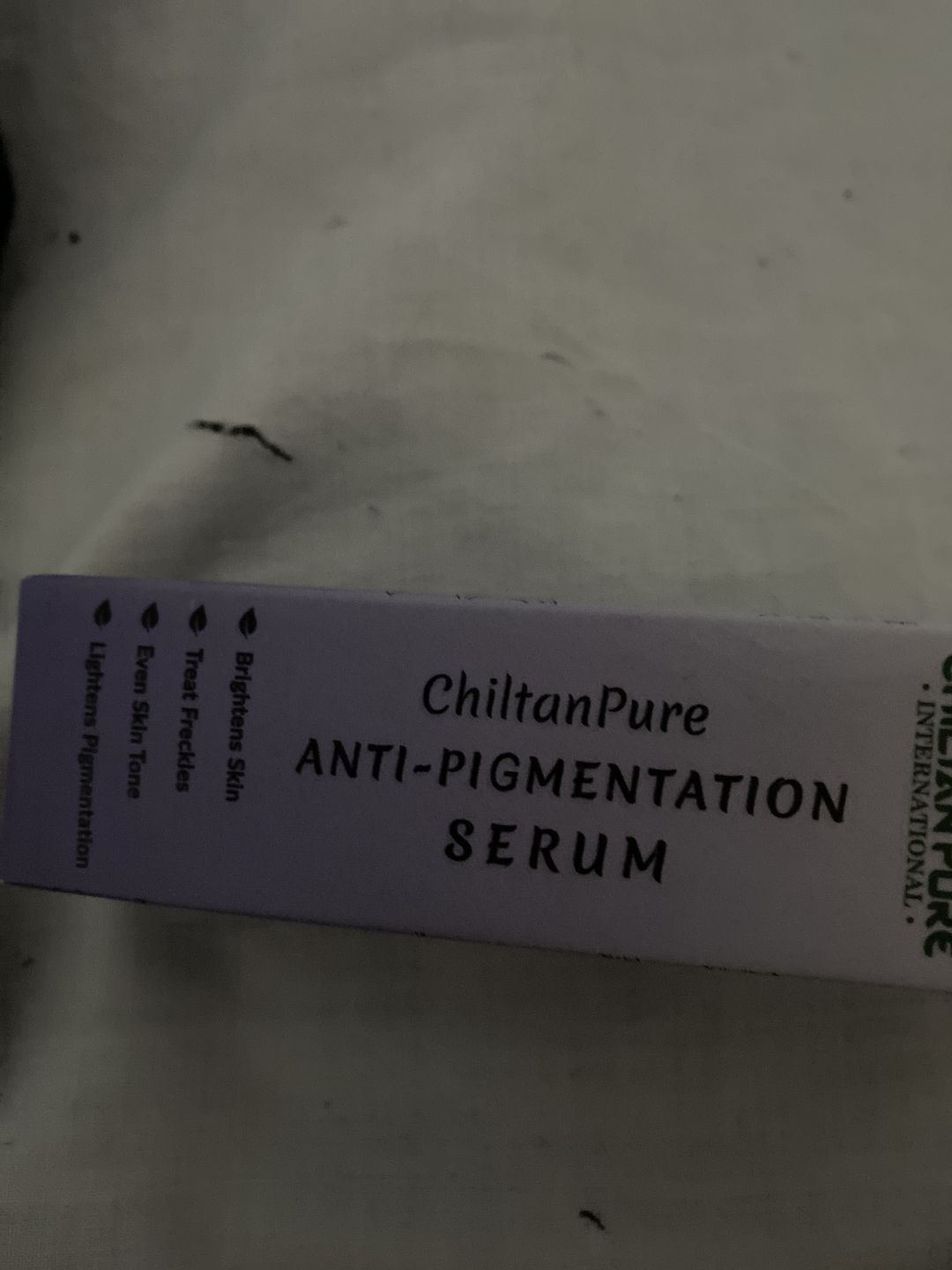 Customer photo review of Anti-Pigmentation Serum – Brighten Skin, Lighten Pigmentation, Fade Freckles & Even Skin Tone 30ml