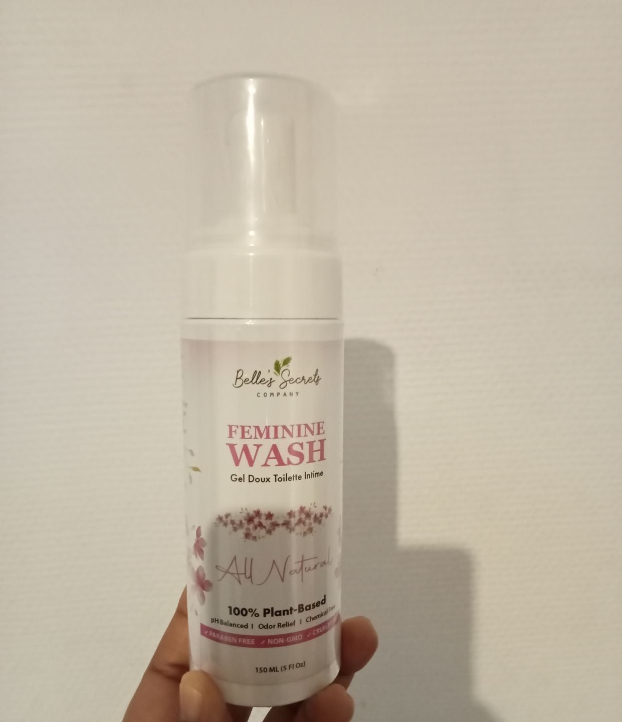 Customer photo review of Natural Yoni Wash
