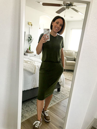 Customer photo review of Brigitte Brianna Leisure Dress