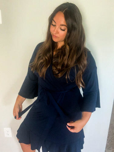 Customer photo review of Brigitte Brianna Luxury Robe