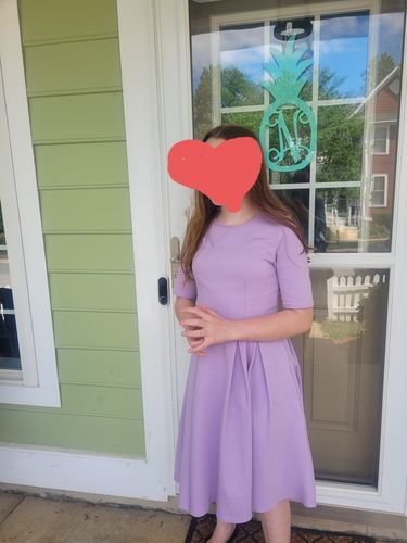 Customer photo review of Brigitte Brianna Swing Dress