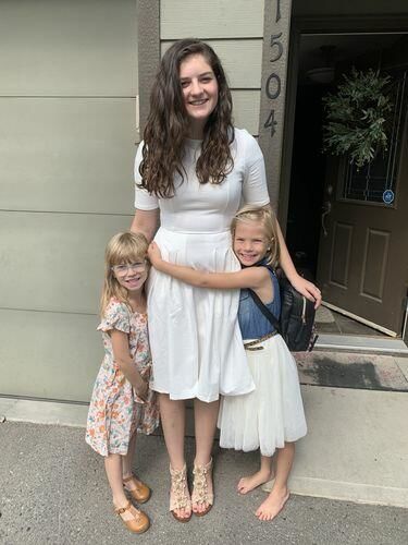 Customer photo review of Brigitte Brianna Swing Dress