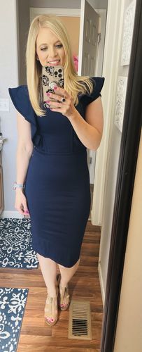 Customer photo review of Brigitte Brianna Paris Dress