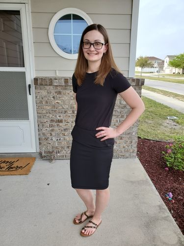 Customer photo review of Brigitte Brianna Leisure Dress
