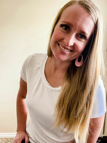 Customer photo review of Brigitte Brianna Favorite Basic Tee