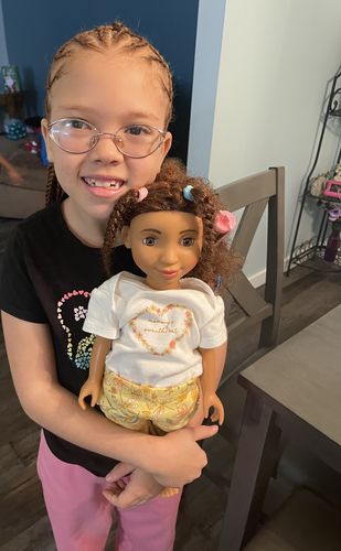 Customer photo review of Healthy Roots Dolls Curlfriend: Marisol