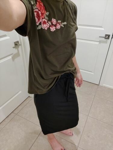 Customer photo review of Brigitte Brianna Dream Skirt