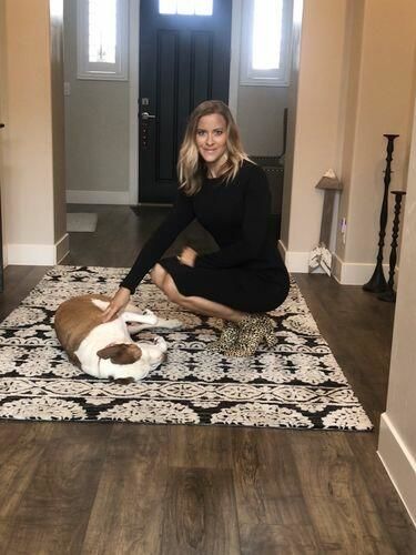 Customer photo review of Brigitte Brianna Pocket Front Dress