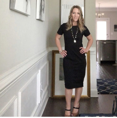Customer photo review of Brigitte Brianna Little Black Dress