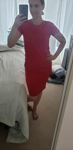 Customer photo review of Brigitte Brianna Leisure Dress