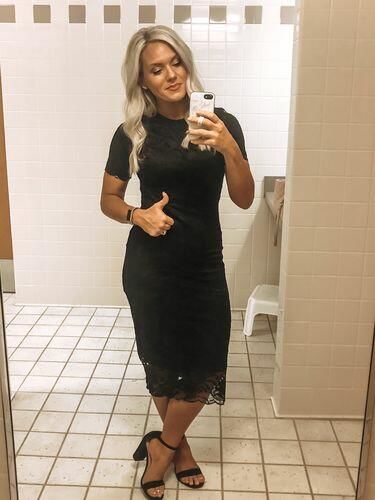 Customer photo review of Brigitte Brianna Regal Dress