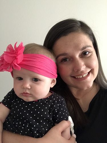 Customer photo review of Brigitte Brianna Crew Neck Tee
